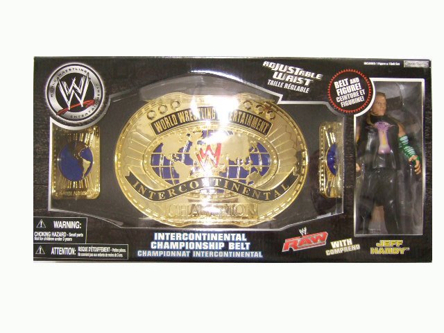 WWE Jeff Hardy with Intercontinental Championship Belt Accessory