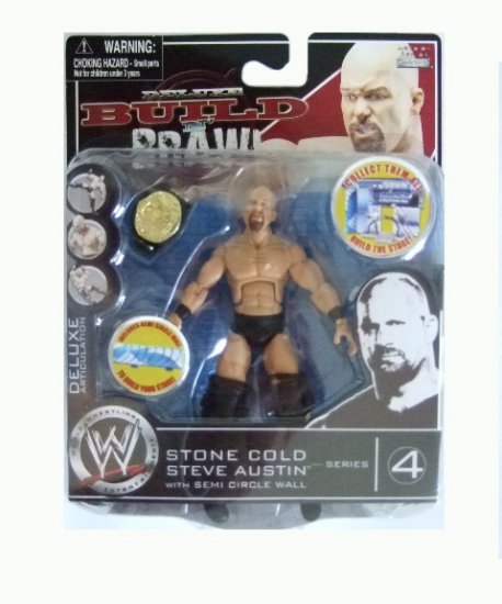 WWE Deluxe Build N' Brawl Series 4 - Stone Cold Steve Austin Action Figure