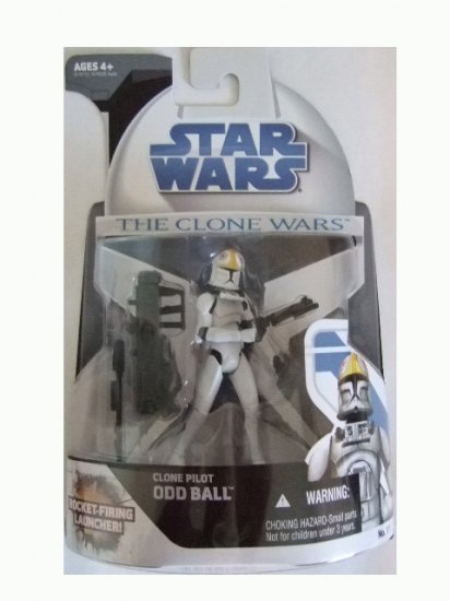 Star Wars Clone Wars Wave 2 - Clone Pilot Odd Ball Action Figure