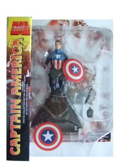 Marvel Select - Captain America (Unmasked) Variant Action Figure