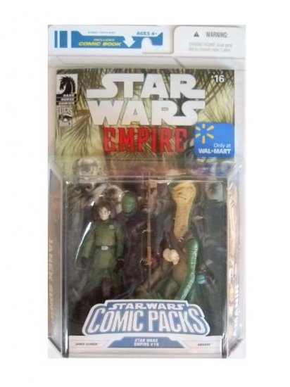 Star Wars Exclusive Comic Pack - Janek Sunbar & Amanin Action Figure 2-Pack