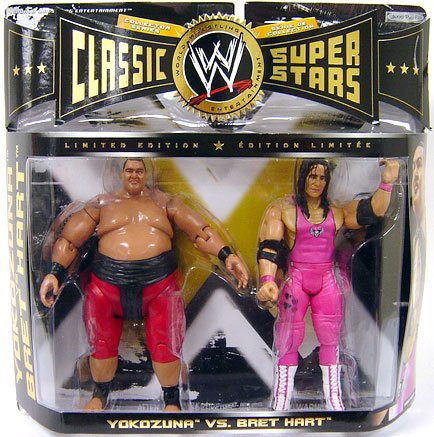 WWE Classic Superstars Limited Edition - Yokozuna & Bret Hart Action Figure 2-Pack