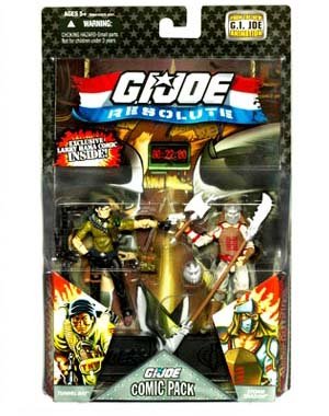 GI Joe 25th Anniversary Comic Pack Wave 8 - Tunnel Rat and Storm Shadow Action Figure 2 - Pack