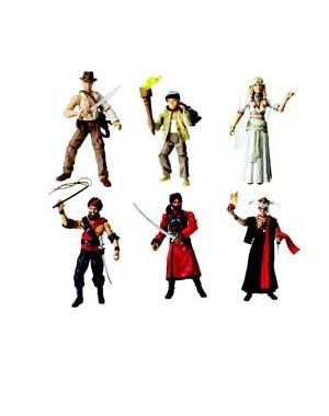Indiana Jones Temple of Doom Wave 4 Action Figure Set