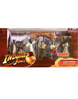 Indiana Jones Raiders of the Lost Ark - Cairo Ambush Exclusive Action Figure Multi-Pack