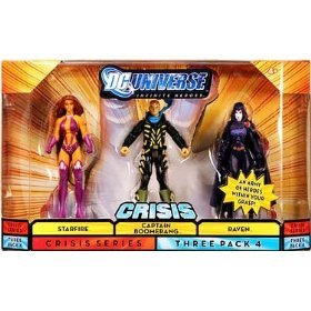 DC Universe Infinite Heroes - Starfire, Captain Boomerang and Raven Action Figure 3-Pack