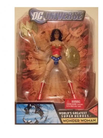 DC Universe World's Greatest Super Heroes - Wonder Woman (Distressed Packaging) Action Figure