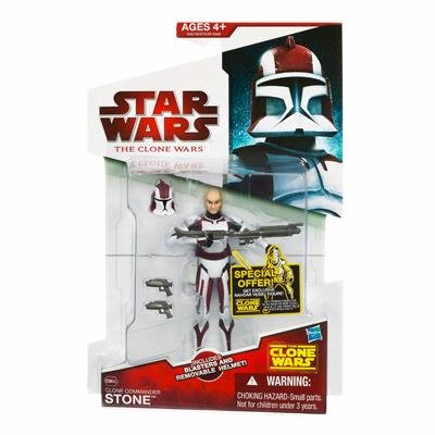 Star Wars Clone Wars - Clone Commander Stone Action Figure