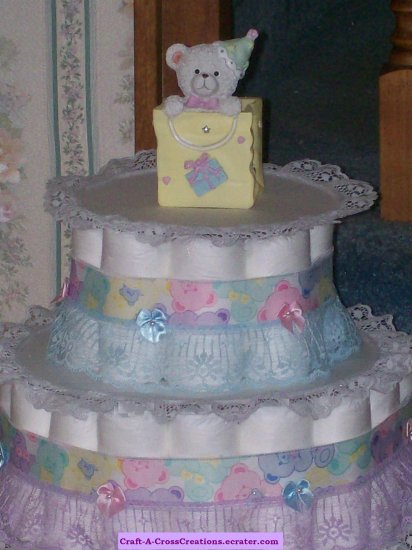 BABY Bears 3 Tier Diaper cake
