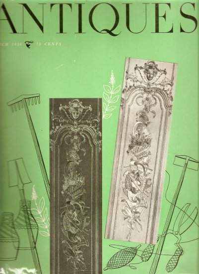 Antiques Magazine~March 1956~Continental Creamware