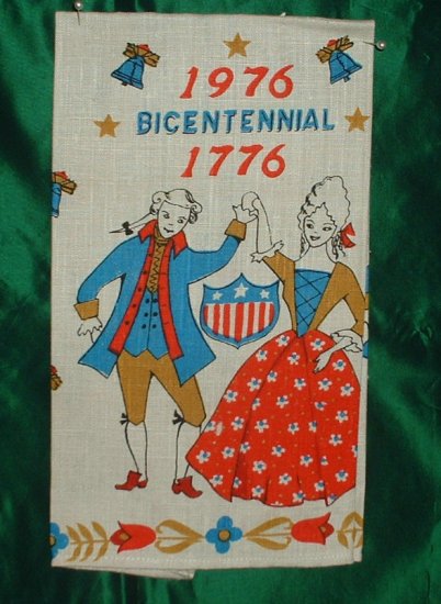 1976/1776 Bicentennial Linen Tea Towel