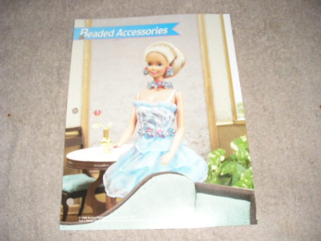 FASHION DOLL BEADED ACCESSORIES PLASTIC CANVAS PATTERN