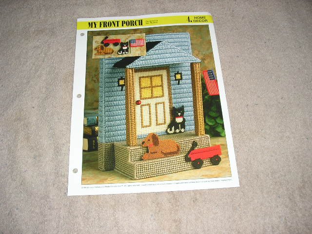 HOME DECOR - My Front Porch Plastic Canvas Pattern