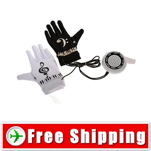 Electronic Piano Gloves - Turn Any Surface into a Piano Free Shipping