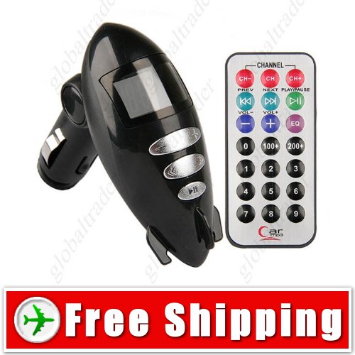 Submarine style Car MP3 Player with Wireless FM TF Slot FREE SHIPPING
