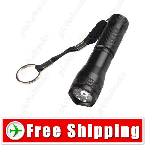 2-in-1 7-LED Torch Flashlight Light with Red Laser FREE SHIPPING