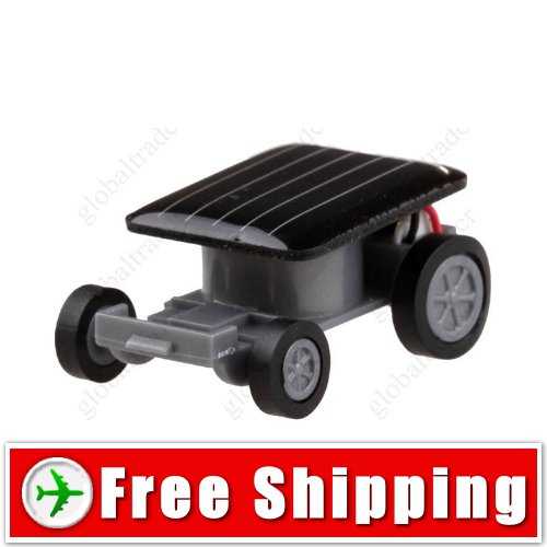 Mini Solar Powered Robot Racing Car Toy Gadget FREE SHIPPING