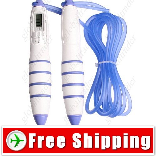 Digital LCD Jump Skipping Rope Calorie Counter Timer Loss Weight Tool