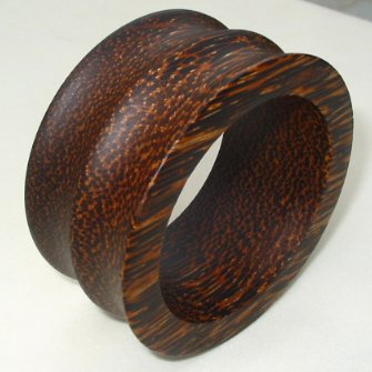 Unique & Wide Wooden Bangle beautiful grain wood handmade