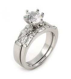 1.5ct Cubic Zirconia Wedding Set