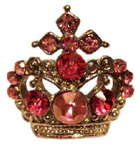 Tiara Ring with Pink Jewels
