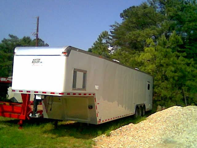 2006 HORTON 32' GOOSENECK CLASSIC CAR HAULER UTILITY TRAILER