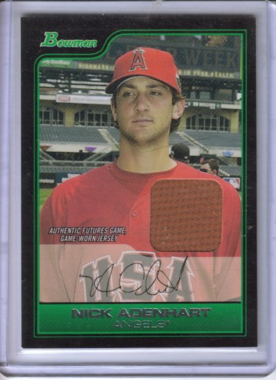 2006 Bowman Draft Future's Game Prospects Relics Nick Adenhart Jsy B #1