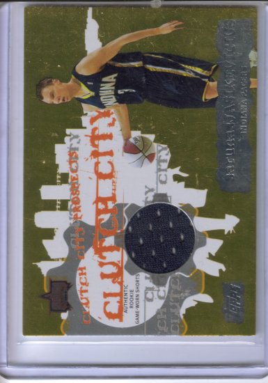 2006-07 Topps Clutch City Prospects Relics Sarunas Jasikevicius A #SJ