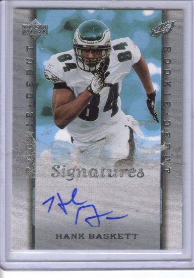 2006 Upper Deck Rookie Debut Hank Baskett AU #228