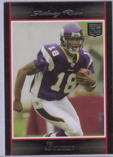 2007 Bowman Sidney Rice #149