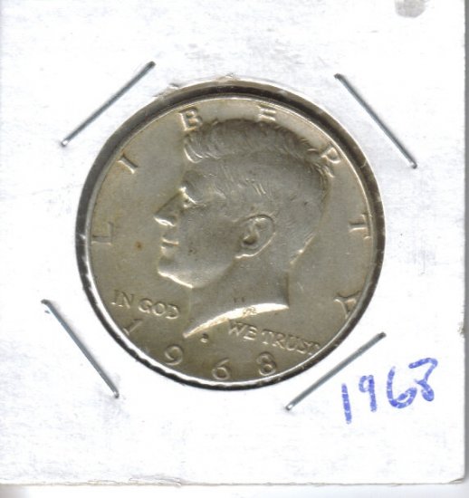 1968 D Kennedy Half Dollar