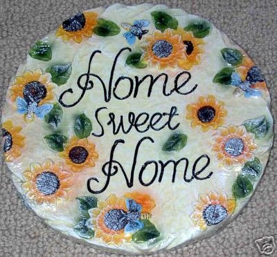 Sunflower Home Sweet Home Garden Stepping Stone