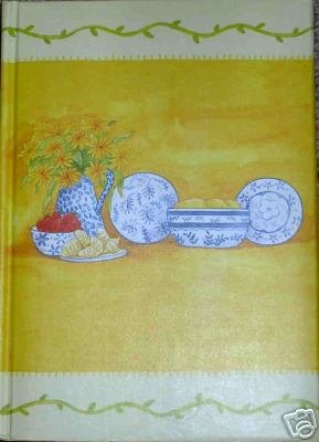 Yellow Padded Kitchen Cook Journal Lined for Writing