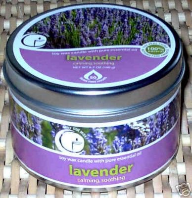 Lavender Aromatherapy Soy Candle