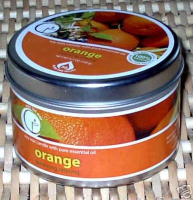 Orange Aromatherapy Soy Candle