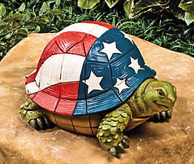 Turtle with Flag Shell