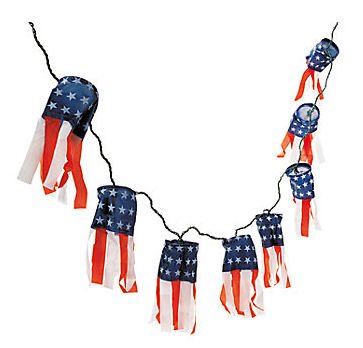 Patriotic Lighted Windsocks
