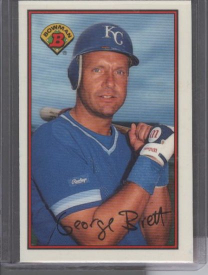George Brett '89 Bowman Tiffany