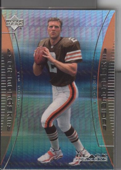 Tim Couch ROOKIE DiamondSkills 1999 BlackDiamond