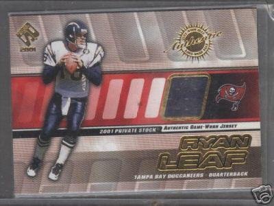 Ryan Leaf '01 Private Stock Jersey Card