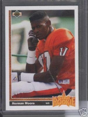 Herman Moore '91 Upper Deck Rookie Card
