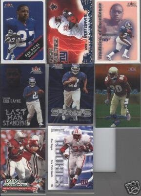 Ron Dayne 2000 Rookie LOT (8 cards No Doubles)