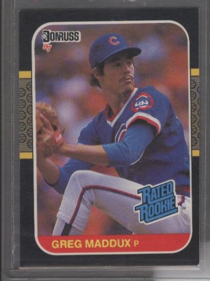 Greg Maddux 1987 Donruss ROOKIE Card