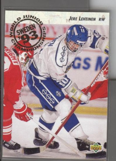 Jere Lehtinen '92-'93 UD Rookie