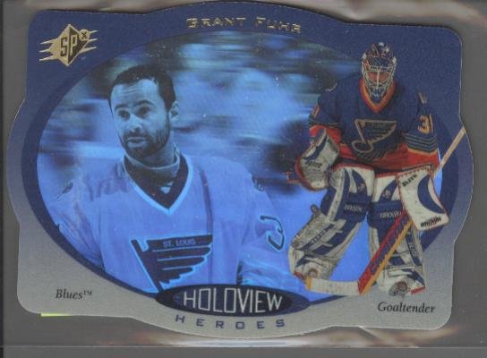 Grant Fuhr '96-'97 SPx Holoview Heroes Card