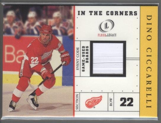 Dino Ciccarelli 02 Fleer Legacy In the Corners Boards Card