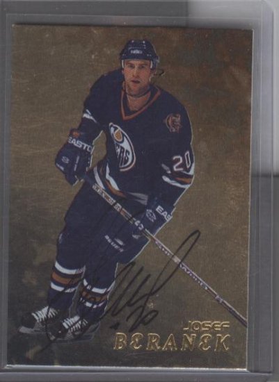 Josef Beranek 98-99 BAP Gold Auto Card