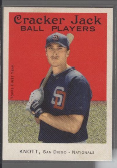 Jon Knott 04 Cracker Jack SP Rookie Card