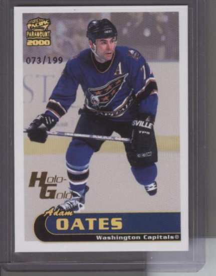 Adam Oates 00 Paramount HoloGold Card