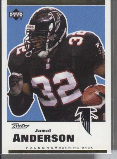 Jamal Anderson 1999 UD Retro GOLD Rookie card